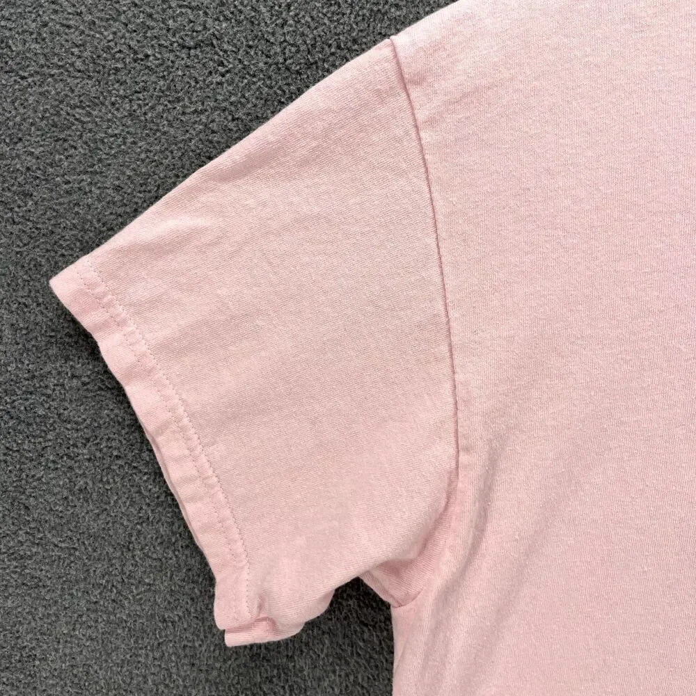 Youth Group T-shirt Adult Large Tee Pink‎ Panda squad short sleeve crew neck
